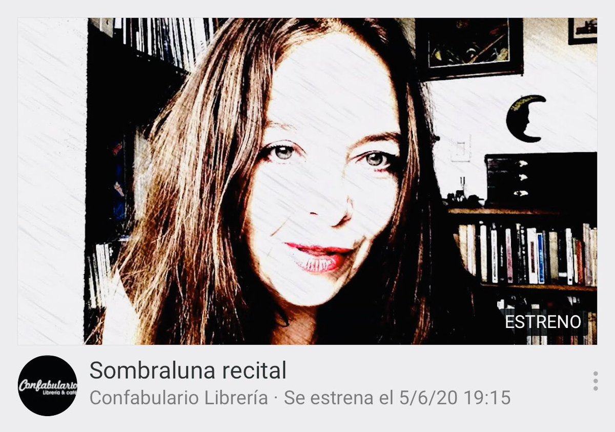 _Confabulario's tweet photo. Y siguiendo con la emoción, estrenamos el recital Sombraluna en nuestro canal de YouTube en punto de las 7:15 pm ¡Acompáñanos en una tarde mágica! ¡Allá nos vemos! @MGarciaEsperon #MundoSombraluna #EdicionesConfabulario #MichelleLópezIlustradora https://t.co/Lu9Q1BbP7G