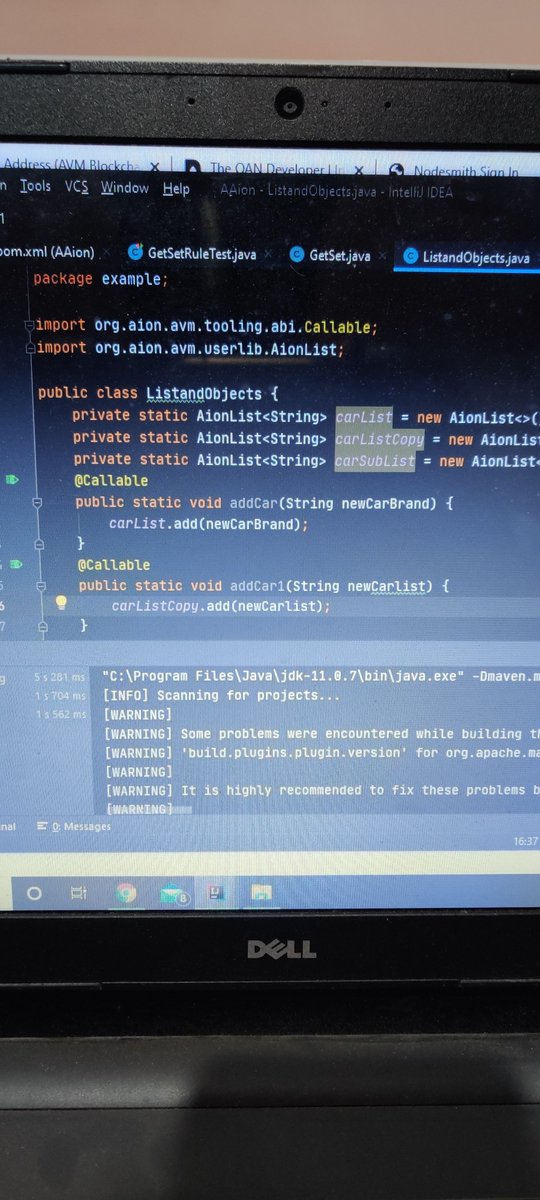 Supra27376072's tweet image. Day 51- Implemented Lists ad Objects with clearing all the basic concepts of Aion packages,😀😀
@OAN_OpenApps 
#openapps
#100DaysOfCode