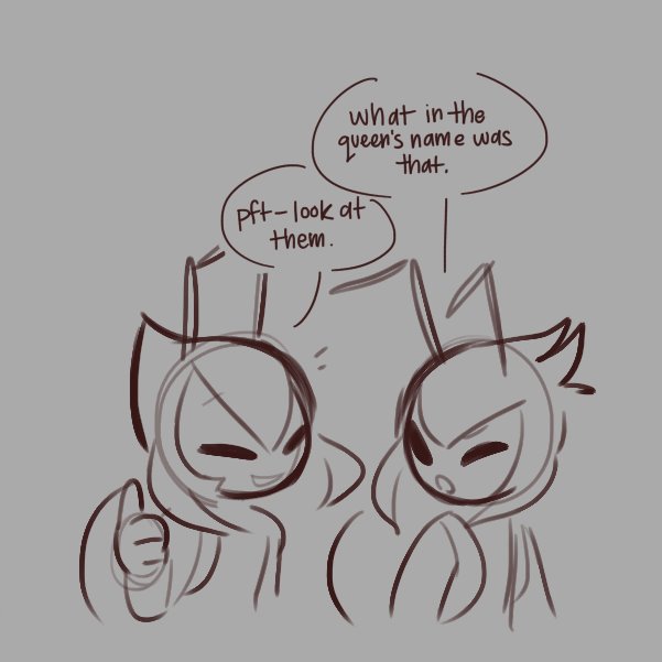lol its so messy im sorry I just had the idea and I just HAD TO doodle it NOW- (2/2)