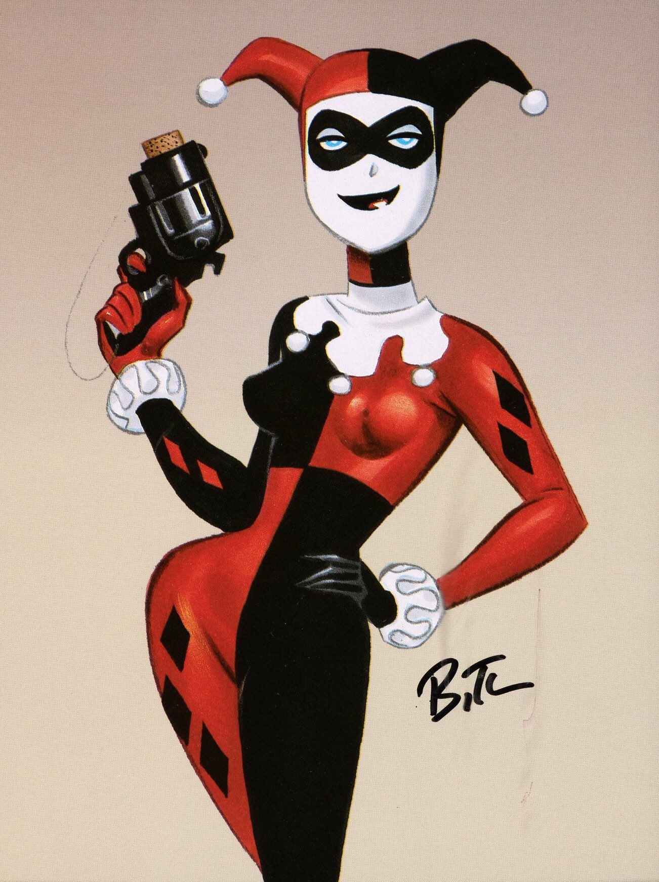 Cool Art on "Harley by Bruce Timm / Twitter