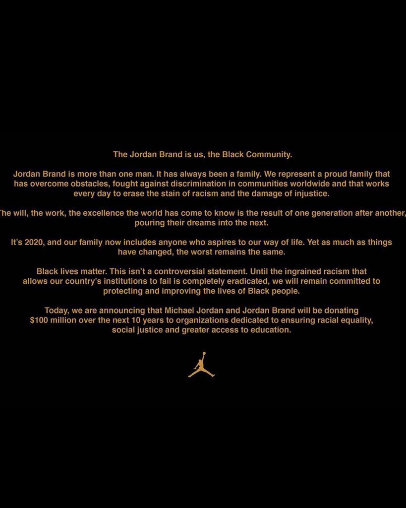 ComplexSneakers's tweet photo. ✊🏿✊🏽✊🏾 @Jumpman23 https://t.co/TO2xlVj4BI