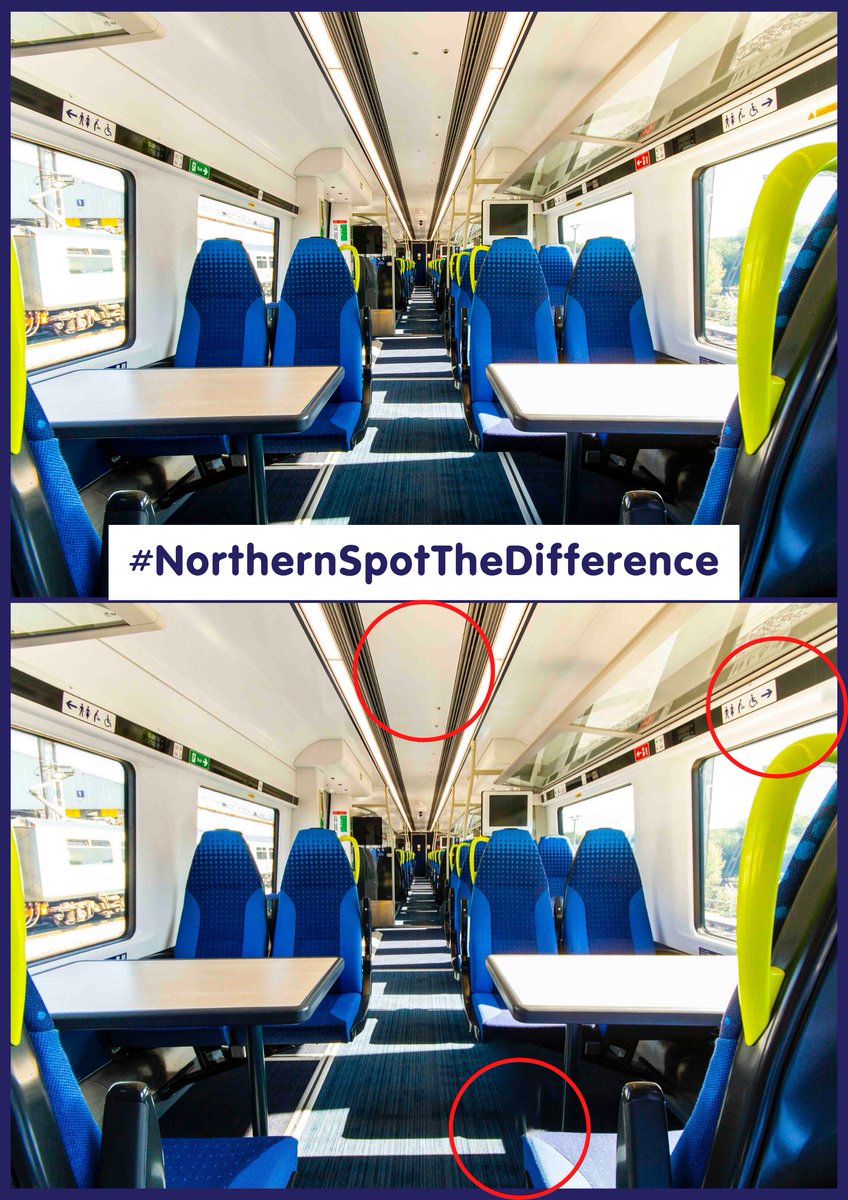 northernassist's tweet photo. Here are the #NorthernSpotTheDifference answers for today! Thanks for playing and look out for another one tomorrow! ^IB https://t.co/IUwizItKVe