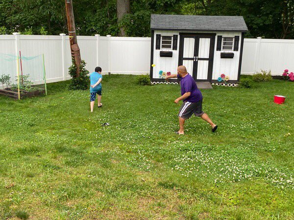 M_Lewert's tweet image. Some of my kiddies enjoying Virtual Field Day!