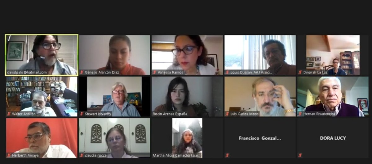 aaj_sv's tweet photo. Finaliza la participación en el I Webinario organizado por @aajcolombia 
Participación del Doctor Paliz, de Venezuela. https://t.co/qGjS1iqqez