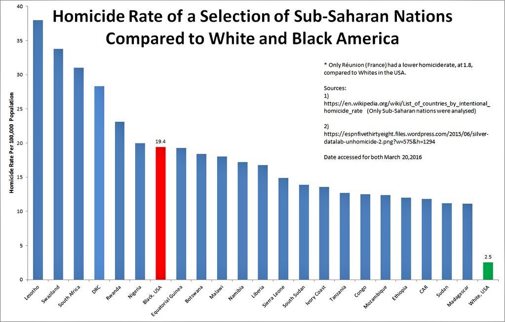 Holtz on Twitter: "Homicide rate for African-Americans & White ...