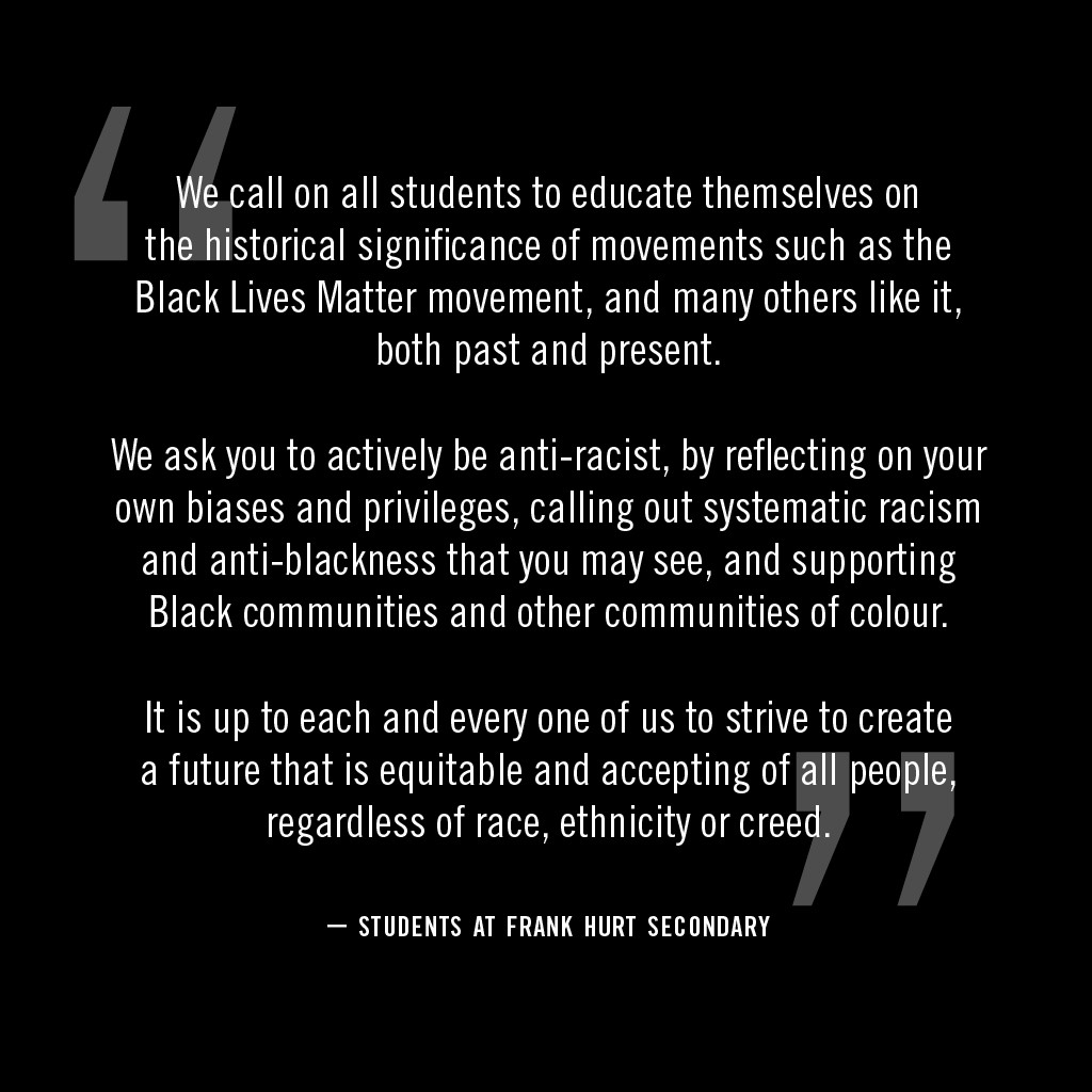 Racism has no place in our society and we must stand together against ongoing systemic racism, injustice and inequality. Please see our district's commitment below.

#blacklivesmatter #sd36learn #SurreyBC #WhiteRock