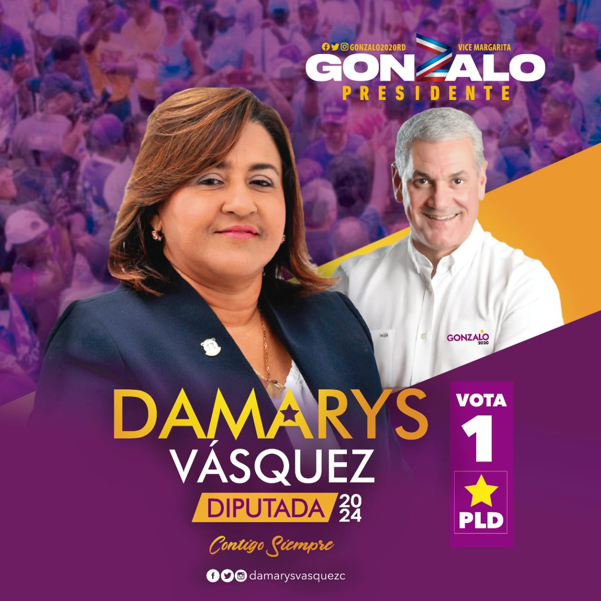Seguimos con la firme desicion de continuar trabajando ppr nuestras comunidades de la mano del proximo presidente @Gonzalo2020RD y nuestra Diputada @Damarysvazquezc.