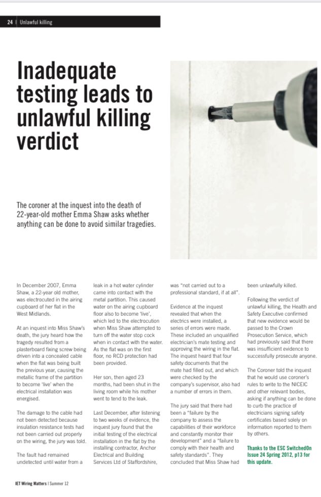 Does anyone else remember the Emma Shaw case?