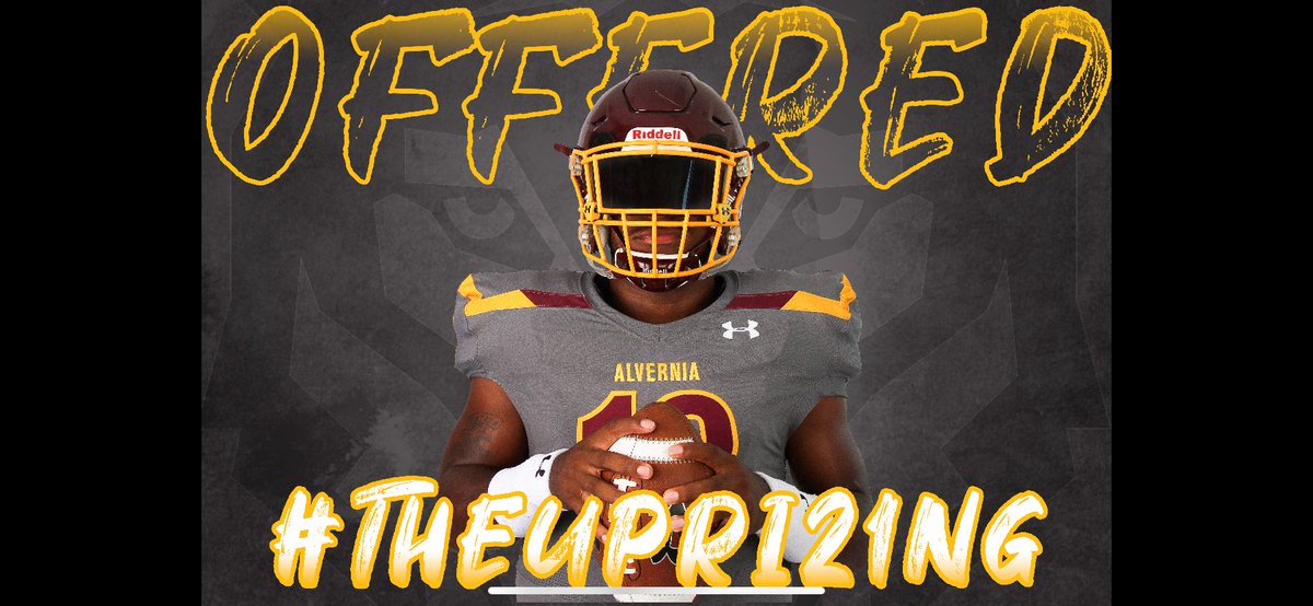 Excited to have earned my first offer from Alvernia University! Thank you @GiampaMatt and <a href="/AlverniaFB/">Alvernia Football</a> for this opportunity!