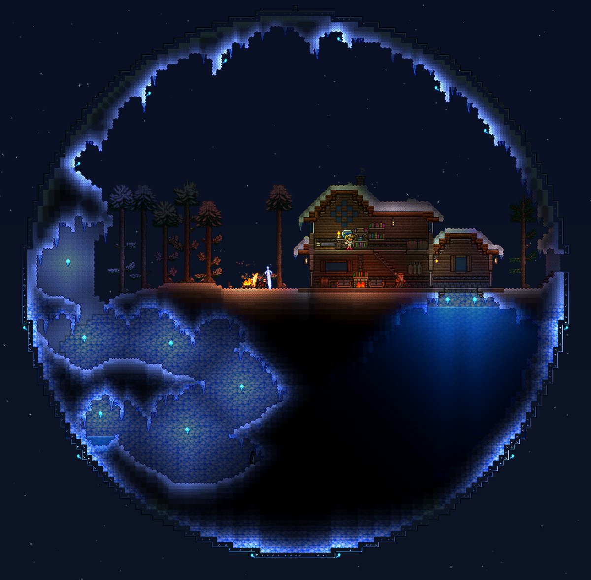 Terraria светящийся крюк фото 102