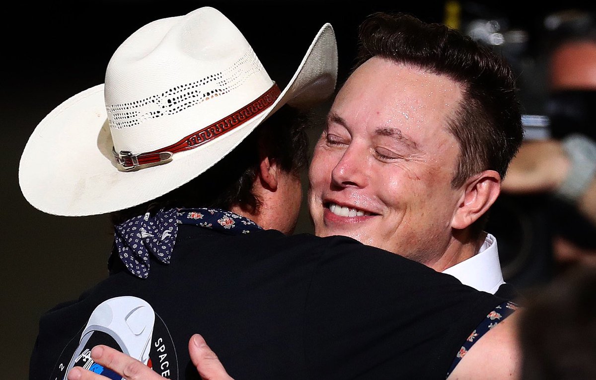 We all need a hug right now.

I’m so proud of my brother. @spacex @nasa <a href="/iss/">ishaan</a> 📸 <a href="/jraedle/">Joe Raedle</a> <a href="/GettyImages/">Getty Images</a> #spacexlaunch