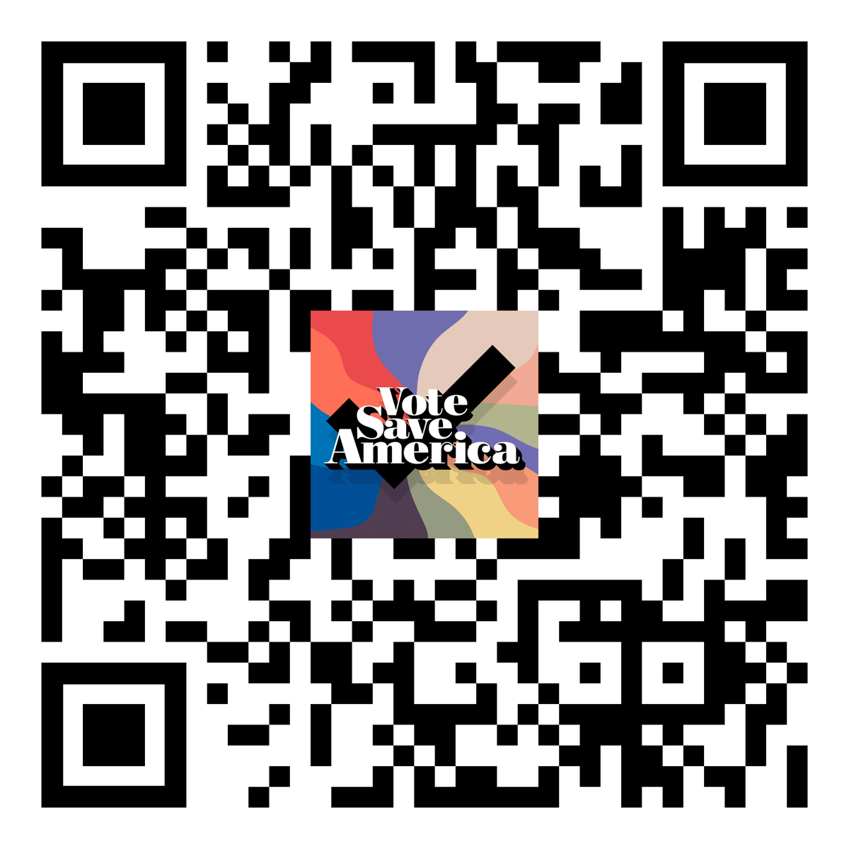 votesaveamerica's tweet photo. Getting people registered to vote has never been faster, or required less contact.

Safely get friends, family, or people on the street registered—just have them scan this code with their camera app https://t.co/EW1KQJyNBp https://t.co/wQnM0JHXy8