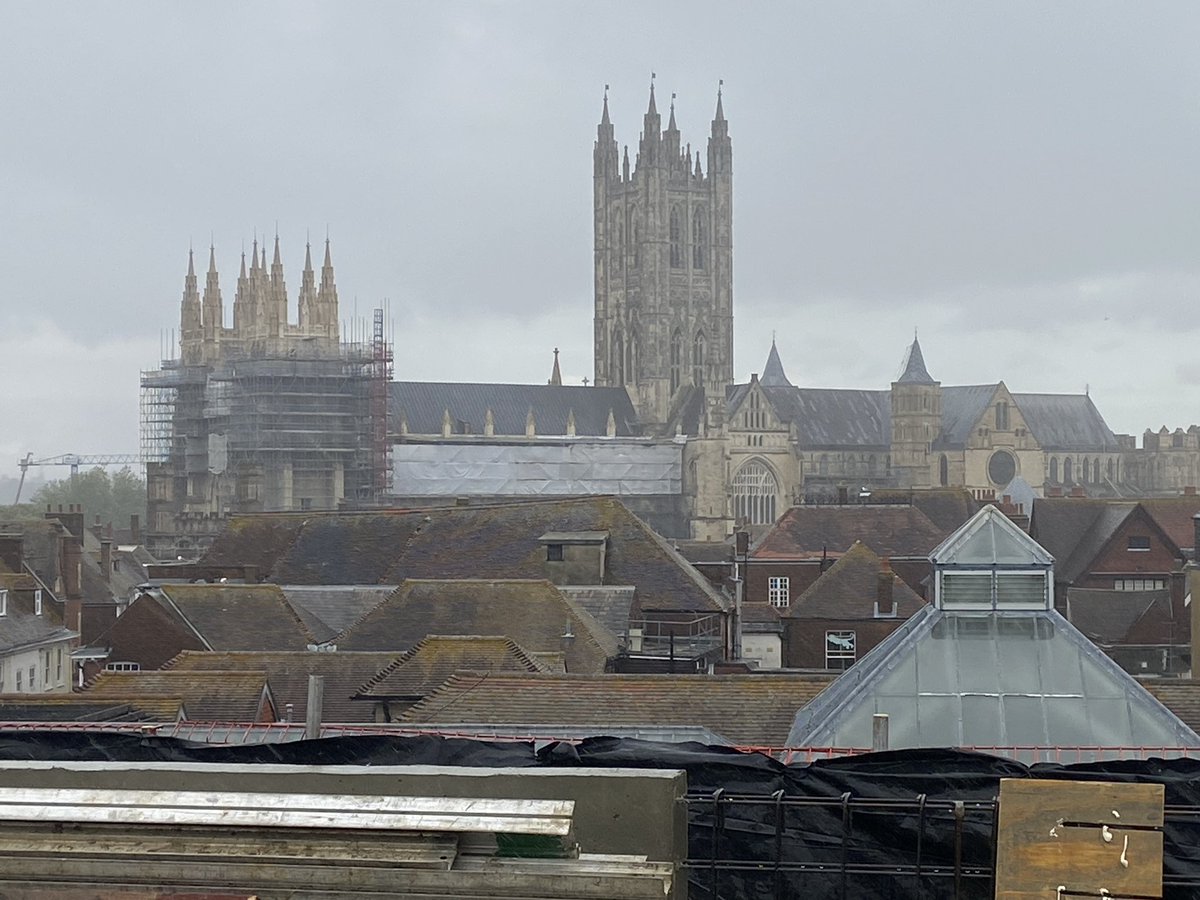 <a href="/slatters_dev/">Slatters Development</a> directors Zaw and Mike enjoying the #rooftop views towards <a href="/No1Cathedral/">Canterbury Cathedral</a>