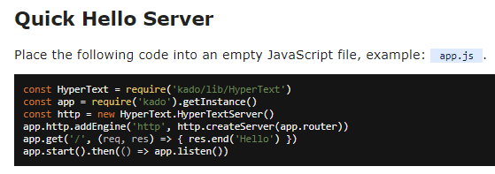 KadoJavaScript's tweet image. Kado 4.2.1 has been out for a few weeks now and is really helping programmers accelerate their application deployment times. #KadoJS utilizes #NodeJS and provides a complete #backend development environment. If are a into #computing and #programming try #code with @KadoJS_