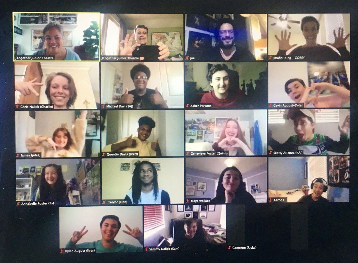 This week, some JT kids got the opportunity to do a new play reading NYC-based playwright Joe Calarco. 🤩 #theatre #youththeatre #sandiego #together