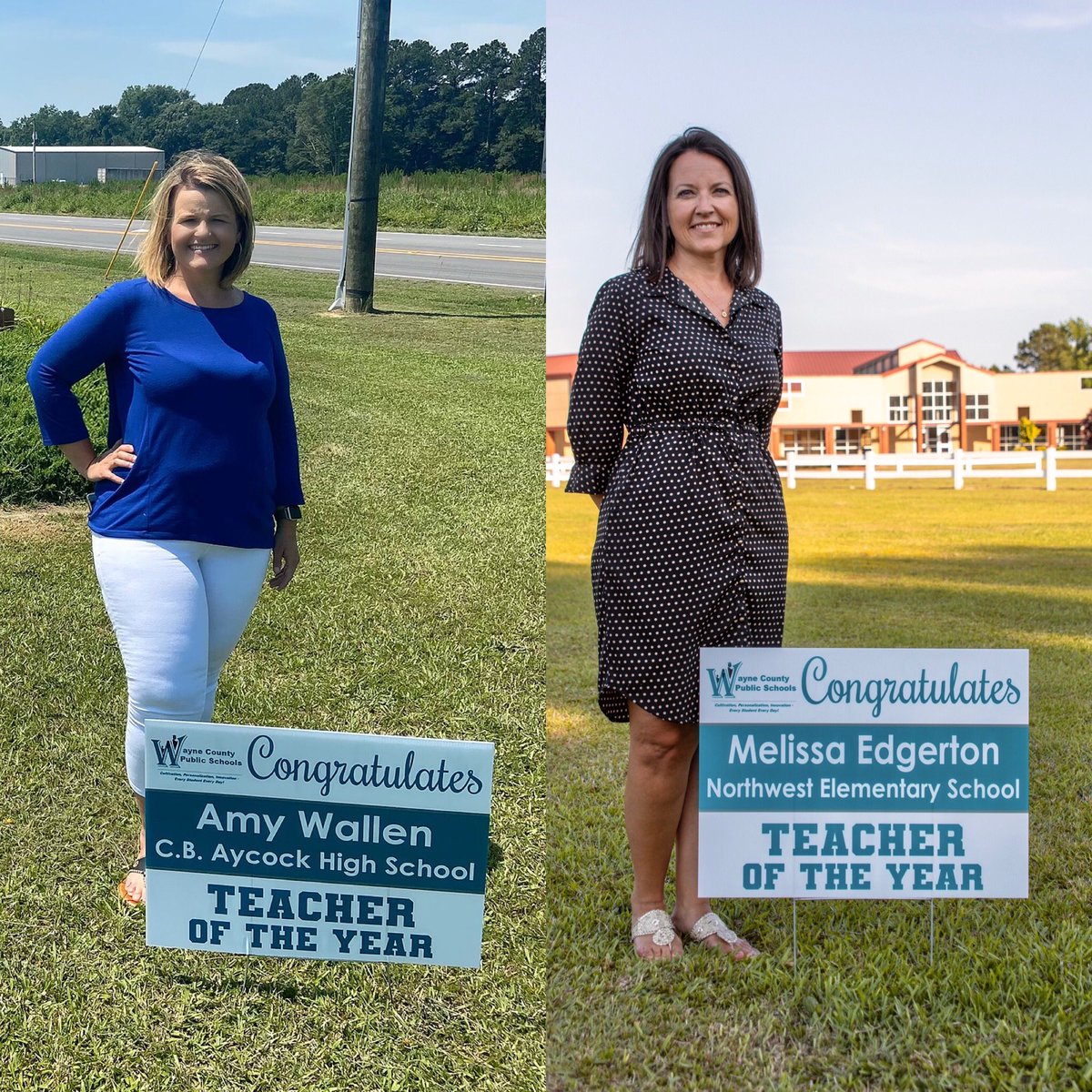 These two sibling sets recently received recognition as Teacher of the Year at their respective schools. 🍎 Congratulations teachers! <a href="/WayneCountyPS/">Wayne County PS</a> <a href="/CBAycockHS/">CB Aycock HS</a> <a href="/WayneSchoolEng/">Wayne School of Eng</a> <a href="/Northwest_ES/">Northwest ES</a> <a href="/Fremont_STARS/">FremontSTARS</a>