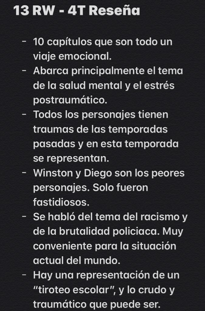 SeriesReporter's tweet photo. 🚨 #13ReasonsWhy - CUARTA TEMPORADA Y FINAL 
(Reseña) 

[Contiene SPOILERS discretos] https://t.co/R2XxmxVZ9v