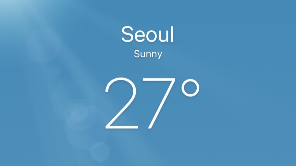 [ Weather ] 

🗓 Saturday, 6 June 2020