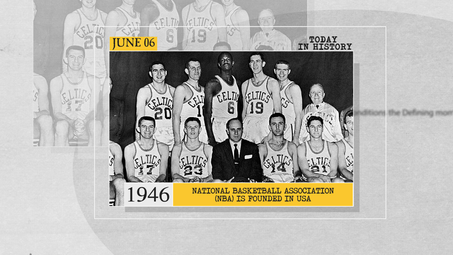 WION on X: #TodayInHistory  1946: National Basketball Association (NBA)  is founded in USA  / X