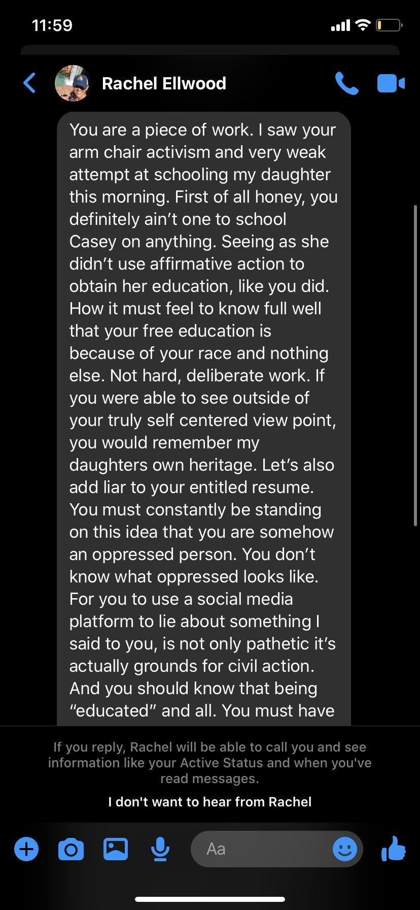 elizabeth camarillo on Twitter "Called out someone on Facebook I’ve