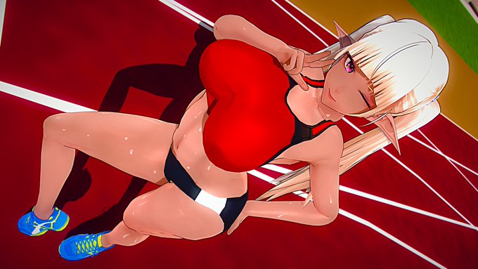 いつだって余裕綽々なダークエルフちゃん 