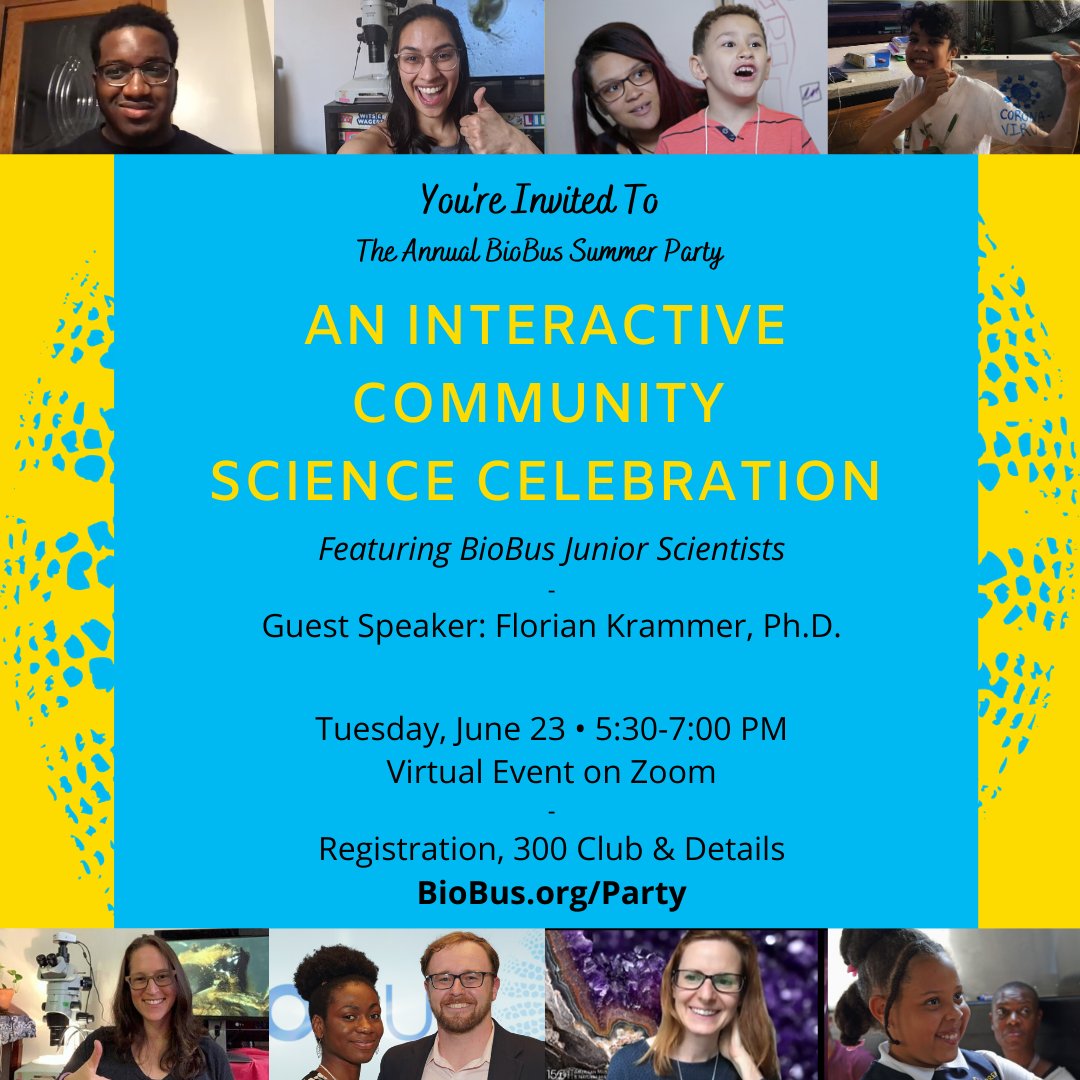 BioBus's tweet image. 📣 YOU'RE INVITED‼️

🎉 BioBus.org/Party🥳