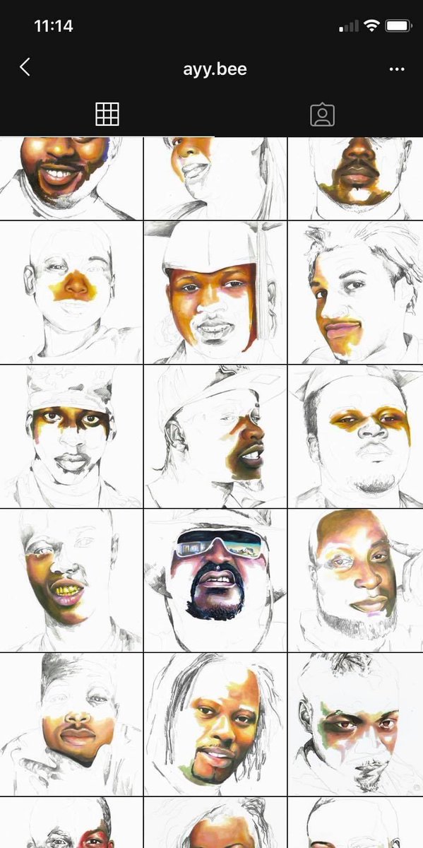 chelsi_1975's tweet image. an artists that sketches people that have been killed by police brutality. 1yr of life = 1 minute of color. George Floyd was 46 so 46 minutes of colouring