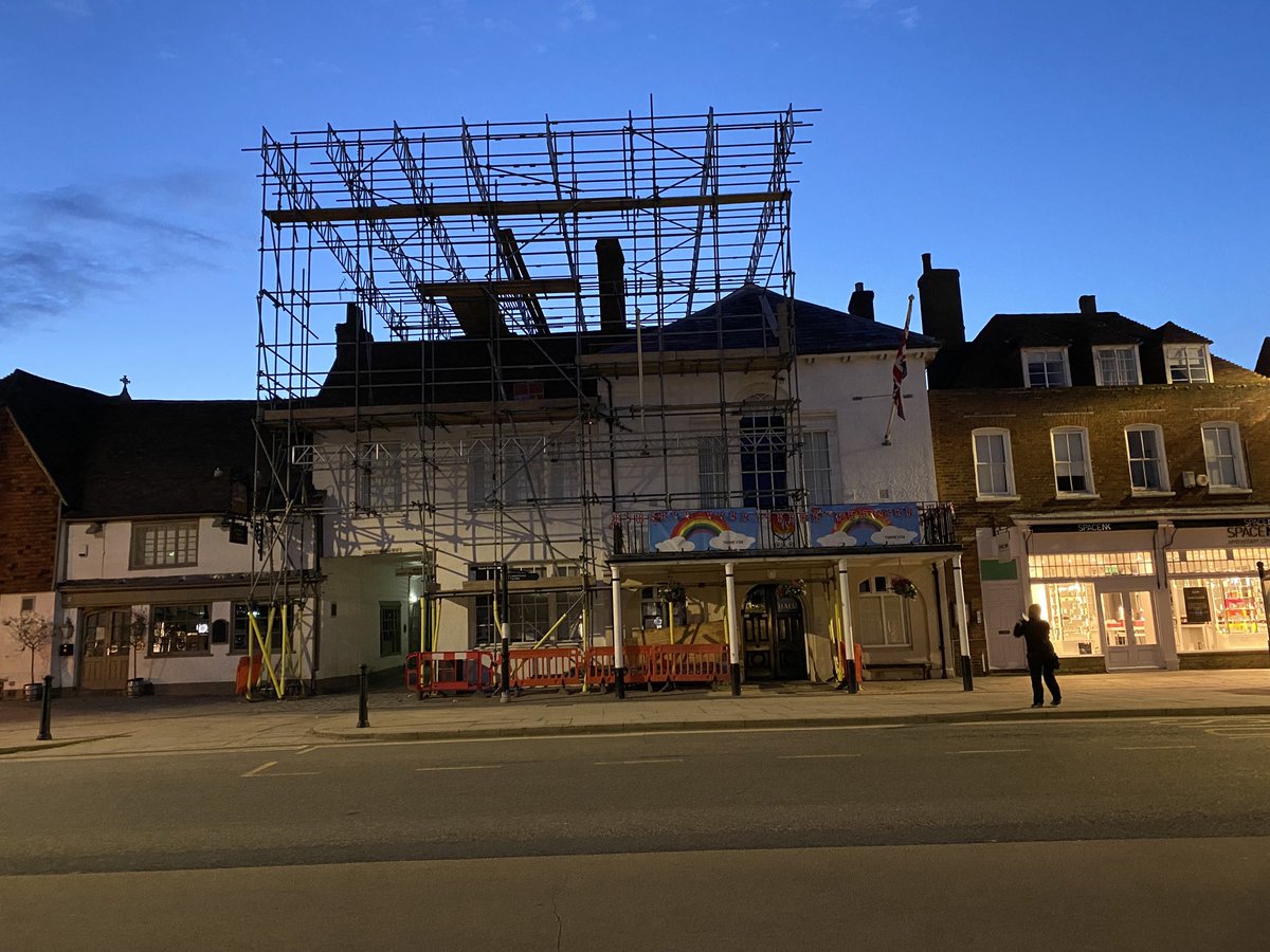 The Borg begin to assimilate Tenterden Town Hall. Resistance is futile #StarTrek #Tenterden