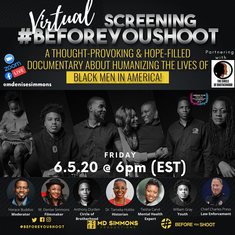 BeforeShoot's tweet photo. "It is important to talk to your kids.  Talk to them early.  Tell them they are black, beautiful and strong."

Watch #BeforeYouShoot live now for free with a panel and the creators -->https://t.co/zzFEyPb8fx

#protests2020 #blacklifematters #miamiprotests https://t.co/qJ3pNauJi2