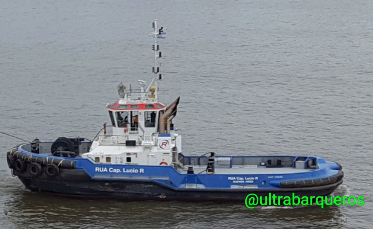 Tug 'RUA CAP. LUCIO R.' #CanalAccesoAPuertoBuenosAires #CanalSur #DockSud #BuenosAiresHarbour #Argentina - 01.11.2017 - 14:38 Local Time.

#ultrabarqueros #ultrabarqueros2 #pilots #merchantnavy #seapilots #riverpilots #seapilotslife #Tug #HarbourTug #pilotboat #crudeoilltanker