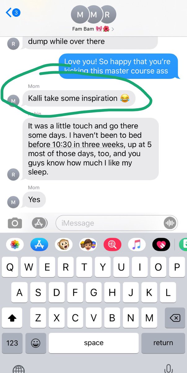 KalliValek's tweet photo. So my sister is absolutely rocking her first Master’s of Education course and this was my mother’s reaction 😂 I feel the love ❤️ https://t.co/dqTU9wyTzJ