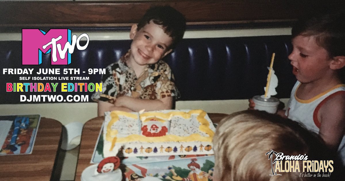 If there's any year I'm missing a #bday party at #McDs.. It's #2020
Tomorrow is the big day, but I still have a job to do tonight!
Birthday Vibes at 9pm 
🎂 djmtwo.com
🎁 twitch.tv/mathmatiks98

#dj #club #Twitch #LiveStream #party #friday #TGIF #Brantford