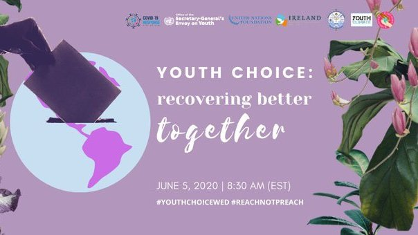 UKUN_NewYork's tweet photo. Youth voices must be included as we #BuildBackBetter
In Sept 2019, we joined 50+ countries in signing the 🇮🇪 🇲🇭#KwonGesh Youth Pledge
Today on #WorldEnvironmentDay, we reaffirm that young people's voices are vital for #ClimateAction https://t.co/qQQHbzIl4g