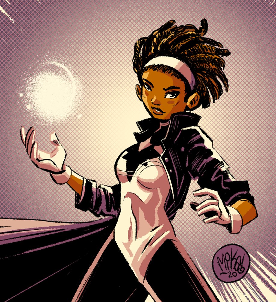 Really wanted to draw Monica Rambeau.She's got so many cool outfits......
