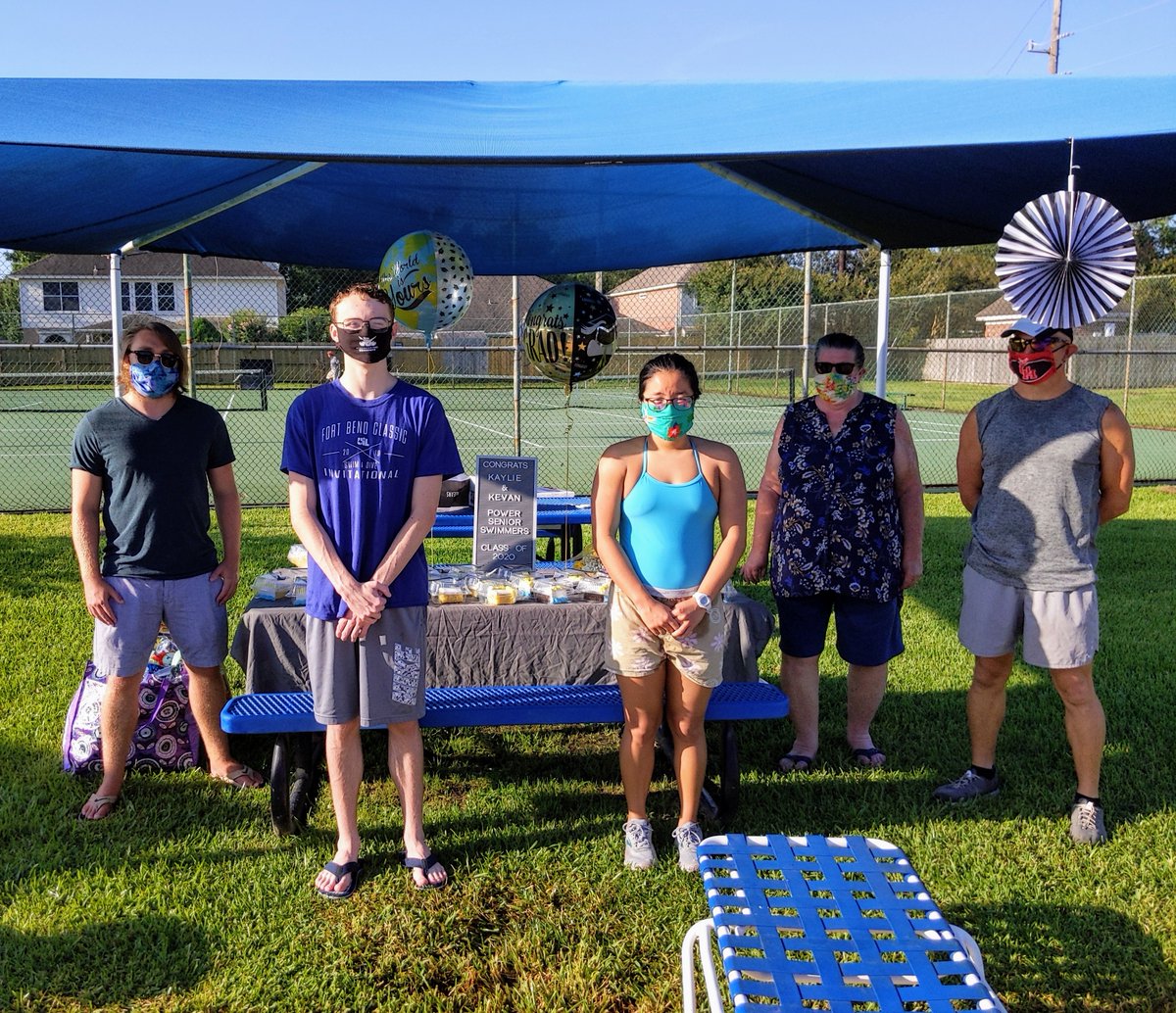 PowerForLife3's tweet image. Not the way we wanted to celebrate our seniors, but at least we got to do it at our favorite place!  Good luck next year, in the pool and in class, Kaylie and Kevan!  #Classof2020 #SmartSwimmers  #PowerForLife