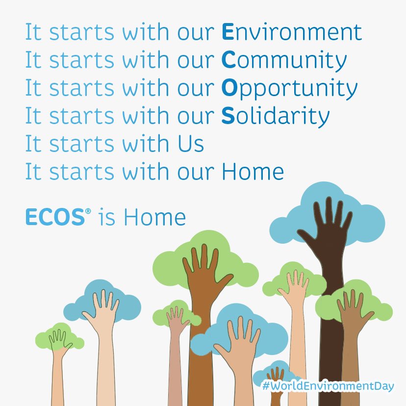 As President &amp; CEO of <a href="/ecoscleans/">ECOS</a>, I want to ensure we celebrate this #WorldEnvironmentDay by re-affirming our mission to protect PEOPLE and the PLANET and by recognizing that building an inclusive Green economy is a goal we must all work towards.
#ClimateJustice #SocialJustice