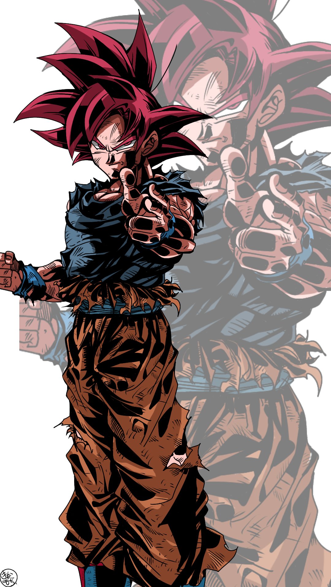 きなこもち 有償依頼募集中 超サイヤ人ゴッド悟空 ドラゴンボール超 Dragonballsuper イラスト T Co 6yjalwjgjl Twitter