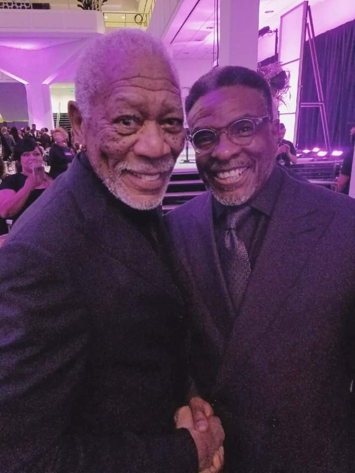 Happy belated birthday Keith David with Morgan Freeman.  