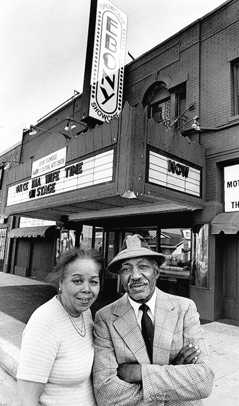 “I was Lightnin’ by day, but I put on serious black theater by night.”Born across from the Cotton Club, 1910,  #NickStewart ("Lightnin'" on TVs AMOS 'N' ANDY) + wife Edna founded Ebony Showcase Theatre in LA, hosting a Variety Show on KTTV, 1953.Credit:  http://www.ebonyshowcase.org 