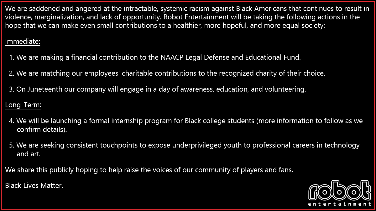 Robot Entertainment tweet media