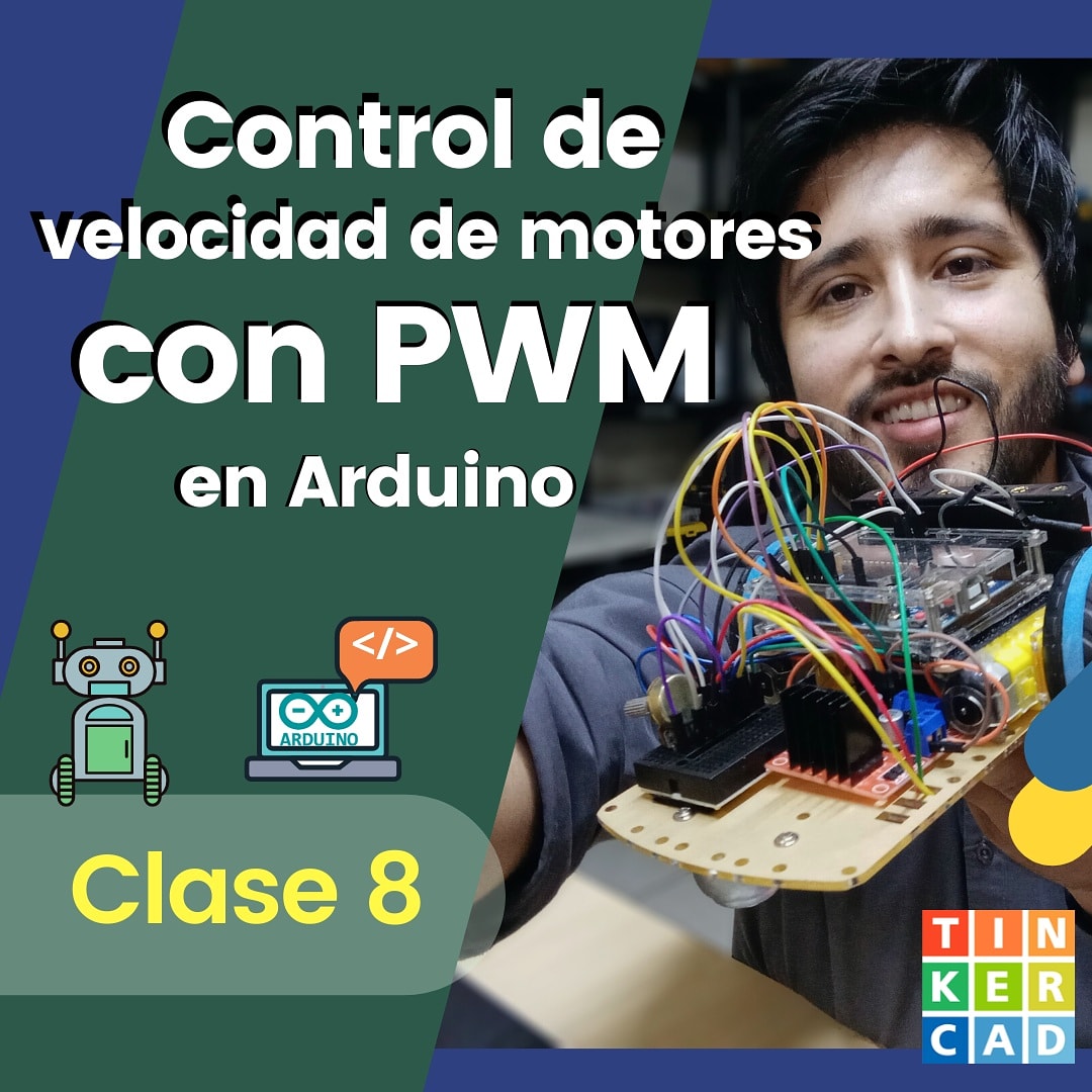 En este video el Profe Lalo 👨‍🏫🤖 nos ayuda utilizando la plataforma de Tinkercad para programar un Arduino y controlar la velocidad de un motor DC. 
Ve el video en YouTube: youtu.be/xUNL1zkGQvw
¡ Y suscríbete!
#StayHome #Withme #Robotics #STEM #Education #Edutubers #miniMakers