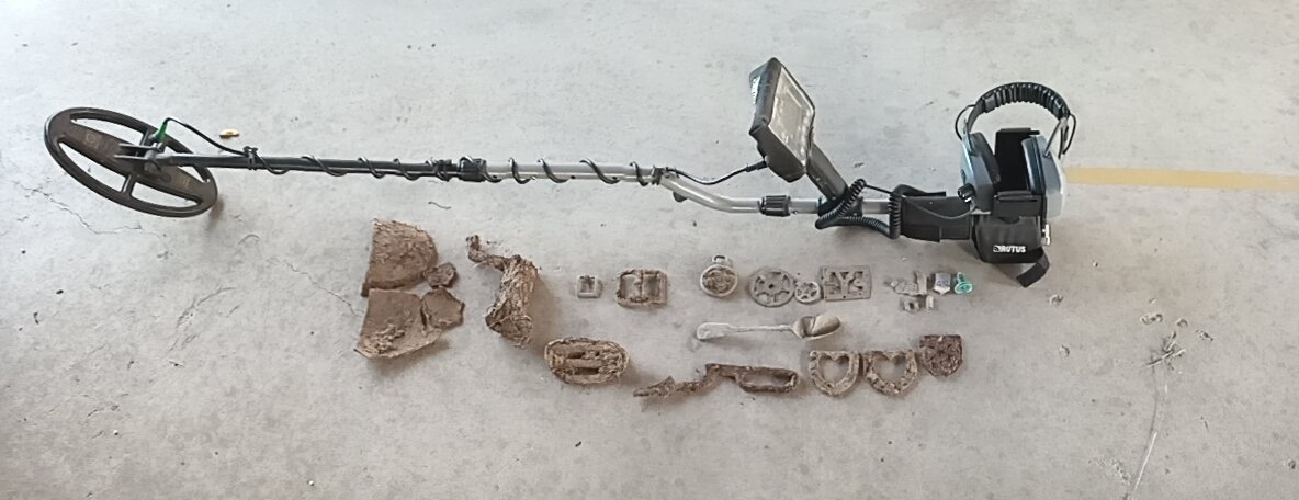 Dirthunter1's tweet image. #RUTUS
Early morning hunt producing some nice relics.