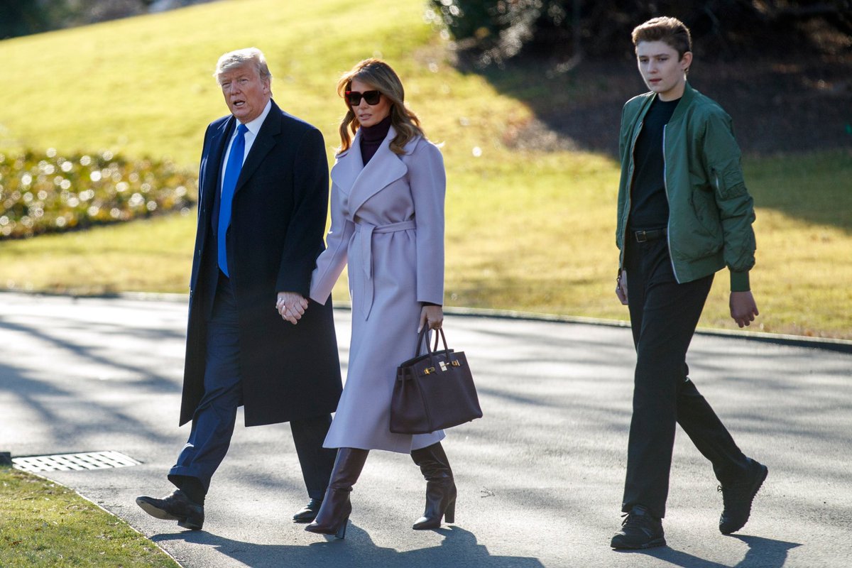 georgsoup's tweet photo. so no one was gonna tell me that barron trump is not only alive and well, but also like 8’1 https://t.co/ClDVZLI4yi