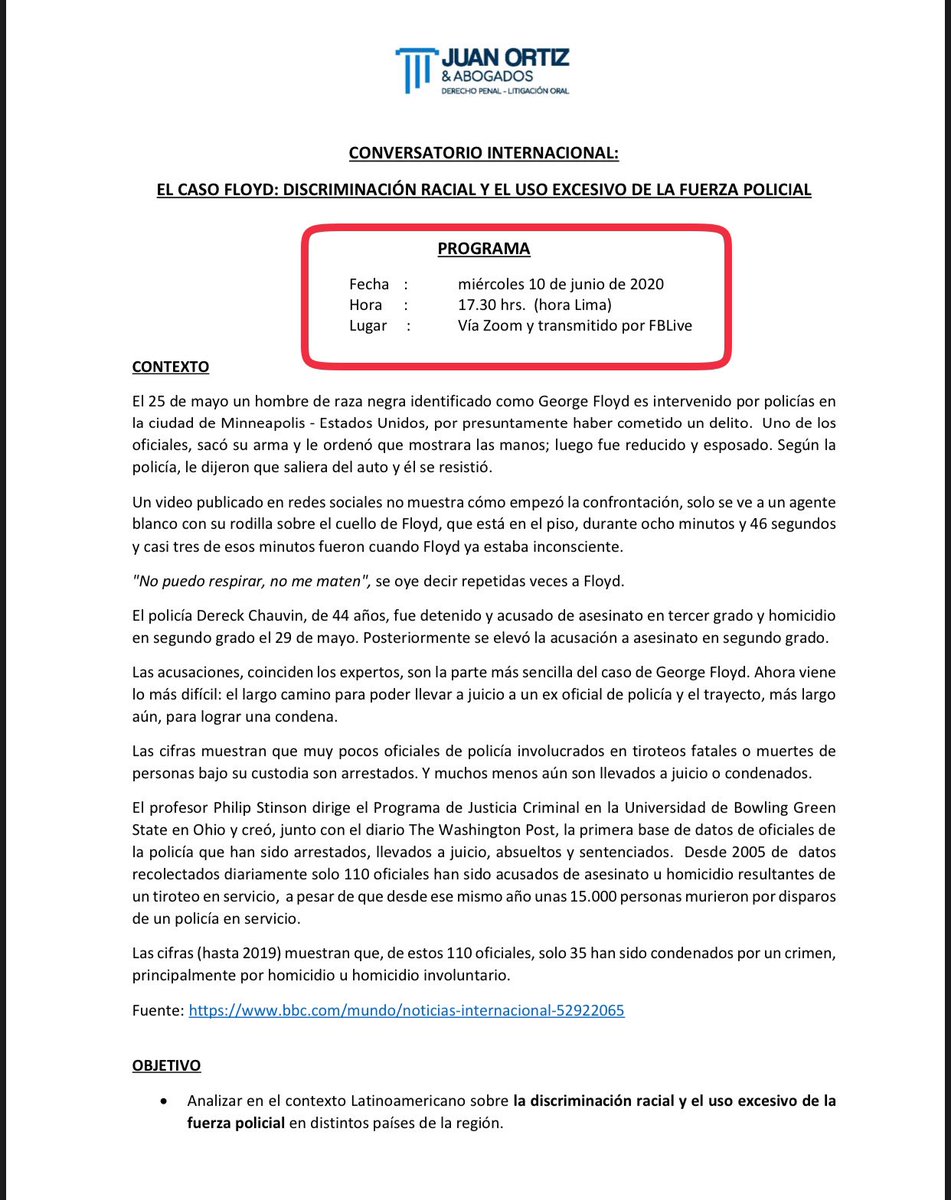 PEREA_abg's tweet photo. ***𝐈𝐍𝐕𝐈𝐓𝐀𝐂𝐈Ó𝐍***

Nuestro SF @JCPC_89 nos hablará de este tema que genera muchas interrogantes. https://t.co/5DjEaYQn85