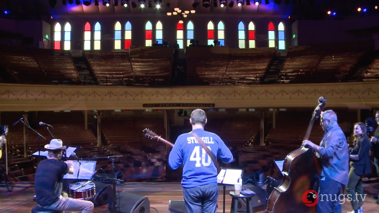 theryman's tweet photo. At long last, there's music back on stage at the Mother Church. 💒

We're live with Sturgill Simpson and @nugsnet - tune in! https://t.co/6oOMBGbHp5 https://t.co/RFepxkYjTl
