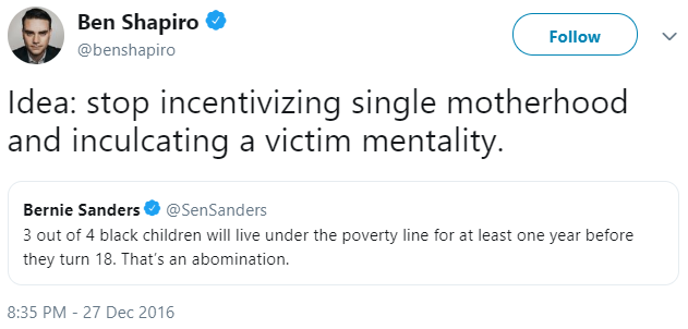 zei_squirrel's tweet photo. gee I wonder why ben shapiro hates black lives matter. real headscratcher that one https://t.co/9QHddPhxZ1