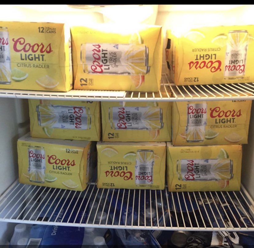 Leidner2's tweet photo. So can we bring these back??? @CoorsLight  My beer fridge hasnt been the same in the last 5 years. ☹️ https://t.co/nbYQTe3MOd