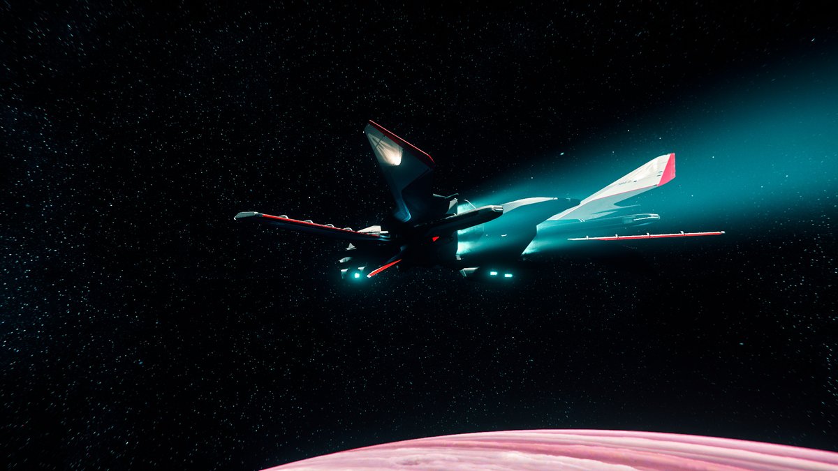 VSkirata's tweet image. The bringer of big booms! 

The Retaliator has very quickly found its way into my heart thanks to its ease of dispatching enemies, criminals beware!

🎇

It feels like the submarine of the &apos;Verse  

@RobertsSpaceInd #StarCitizen #Aegis #Retaliator #VirtualPhotography