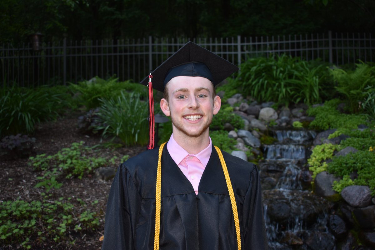 So proud of you Alex on achieving high honors on your high school graduation!  #piratepride #OnWisconsin