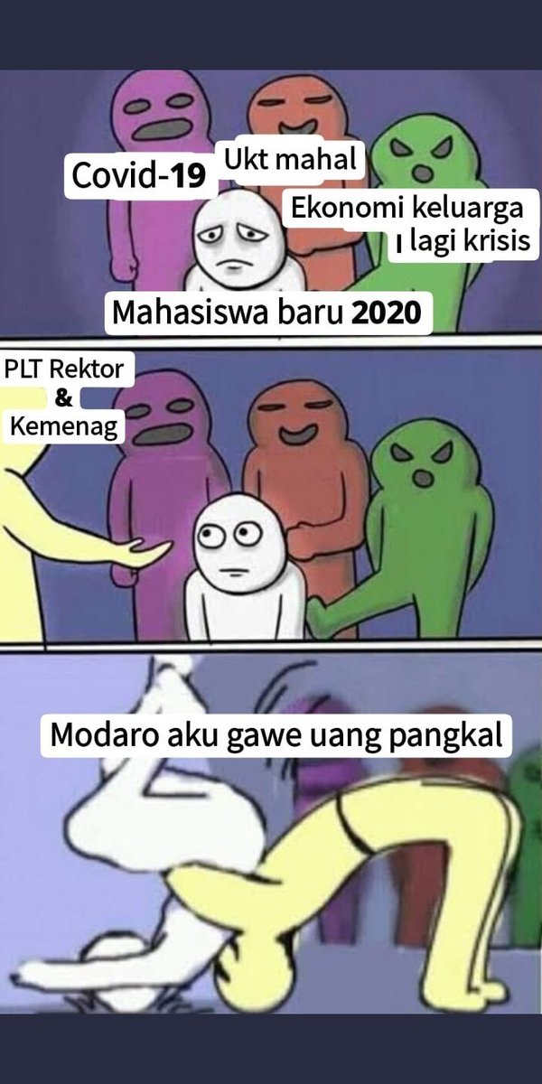 #MahasiswaTuntutMenagdanRektor

UKT adalah saham mahasiswa dikampus. Kalo mahasiswa mempunyai hak untuk tau duit nya dipake apa? Sedangkan fasilitas nihil
<a href="/Kemenag_RI/">Kementerian Agama RI</a> <a href="/uinbandung/">UIN SGD BANDUNG</a> @infoUINSGD @AmbyarBarudak <a href="/demaptkin/">DEMA PTKIN SE INDONESIA</a> <a href="/CNNIndonesia/">CNN Indonesia</a> <a href="/kompascom/">Kompas.com</a> <a href="/MataNajwa/">Mata Najwa</a>